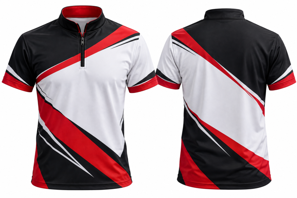 Chinese Collar Polo Shirt
